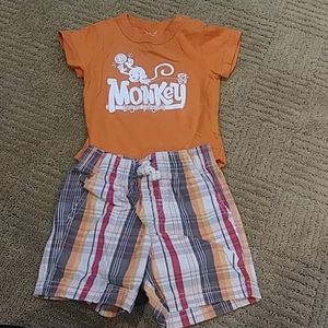 Carters/Childrens place outfit, 12 mos